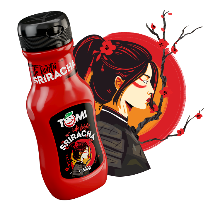 Sriracha-Flacon-cu-ilustratie