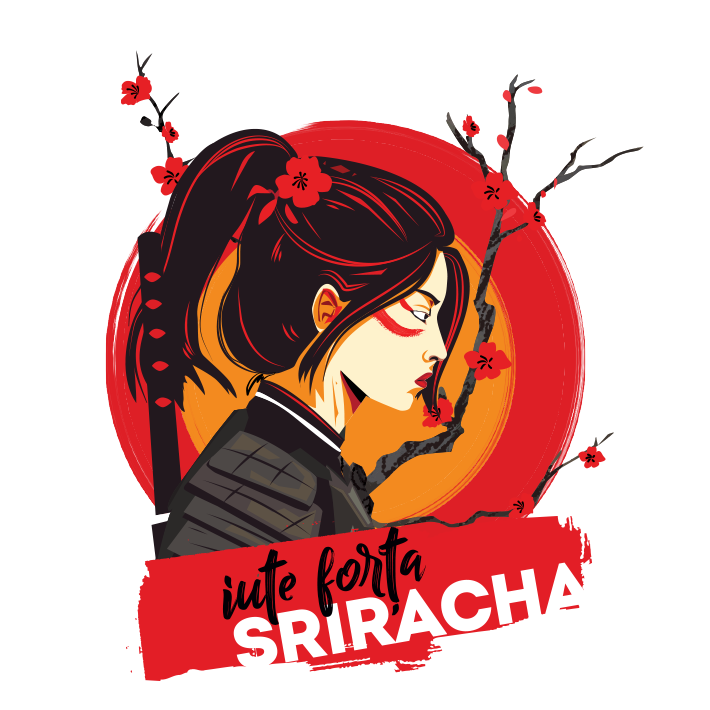 Sriracha-illustratie